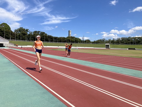 公開練習の様子