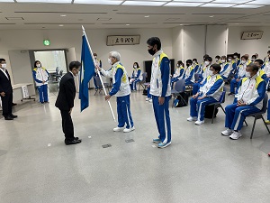 結団式の様子