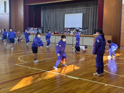 ボールの触り方