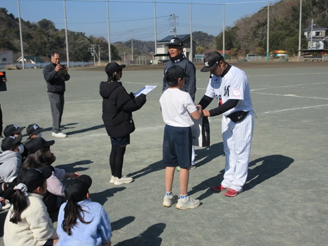 最後にコーチ達への挨拶