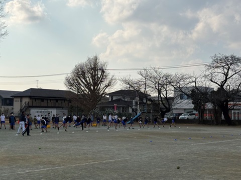 遠投の練習
