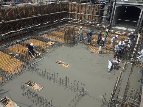 コンクリート打設状況（令和2年4月17日現在）