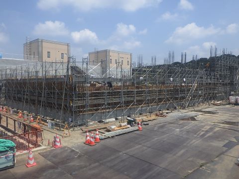 コンクリート打設状況（令和2年8月5日現在）