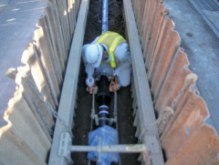 配水管の更新工事