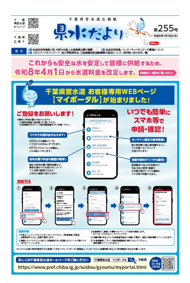 県水だより第253号1面