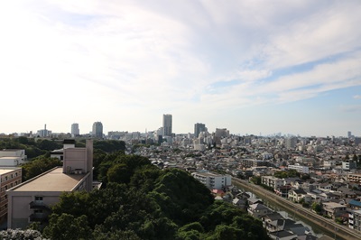 千葉高架水槽バルコニーからの眺め(千葉市街)