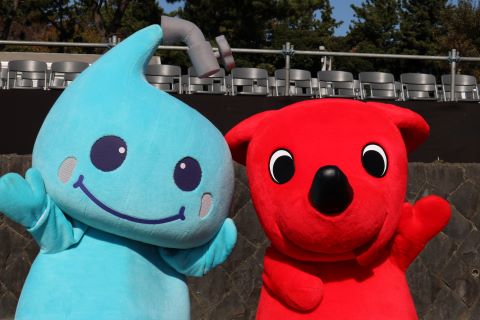 ポタリちゃんとチーバくん