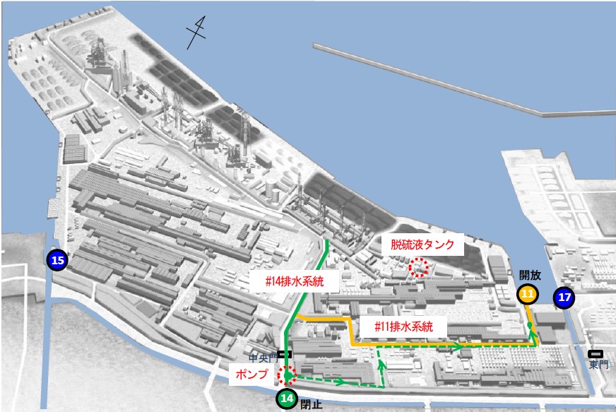 県の測定地点地図画像