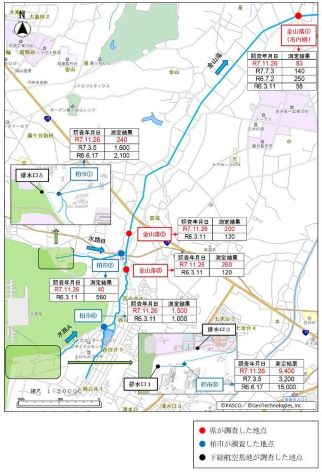 調査地点位置図