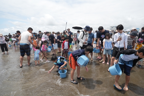 放流の様子２