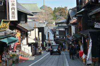 仲町地区の門前町にふさわしい街並み