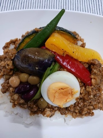 彩り野菜キーマカレーの画像