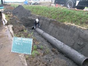 石綿管撤去状況