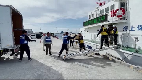 海路輸送による物資輸送訓練