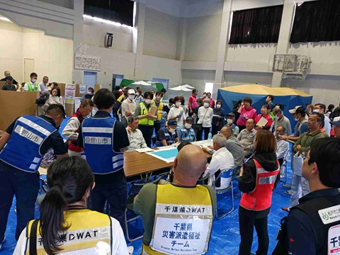 避難所運営訓練