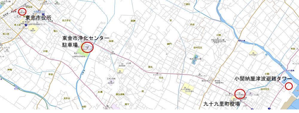 訓練会場地図