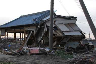 被災した住宅の画像