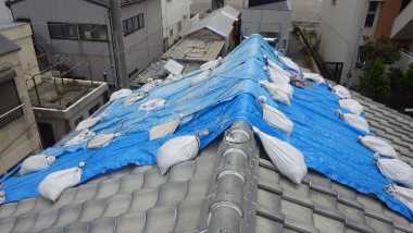 屋根被害の画像