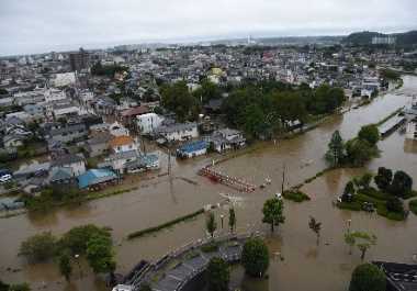 冠水の被害の画像