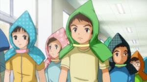 避難訓練のシーンの画像