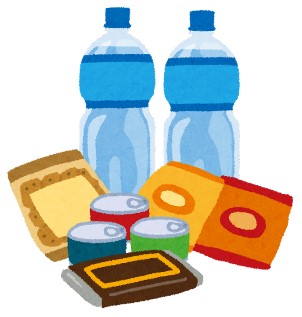備蓄品のイラスト
