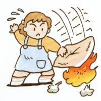 素早く消火の図