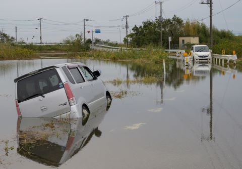 佐倉市の浸水被害の画像