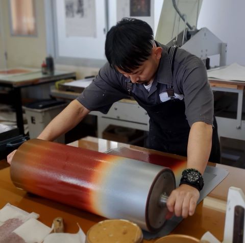 横尾拓郎 作品制作写真