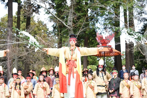 芝山はにわ祭のイベントの様子の写真