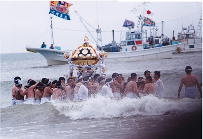松澤熊野神社式年神幸祭　お浜降り