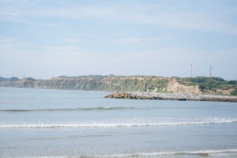 銚子から見た屛風ヶ浦の写真です。