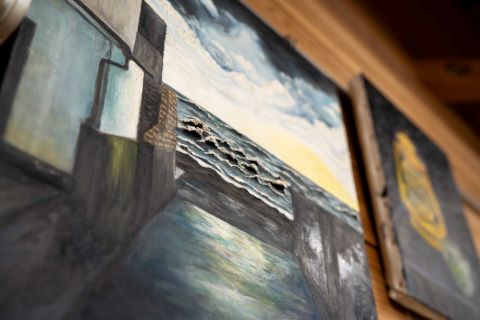 たまあーと創作工房の生徒である立野さんの作品の写真です。