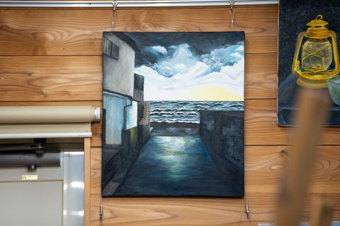たまあーと創作工房の生徒である立野さんの作品の写真です。