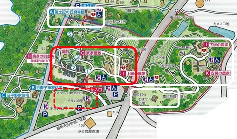 房総のむら案内図
