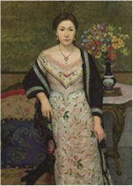 中山 忠彦《繍衣立像》の画像