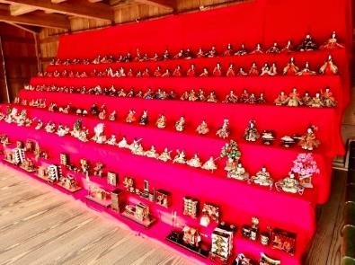 ひな人形展示の画像