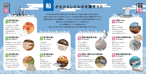 スタンプラリー台紙（裏）のイメージ