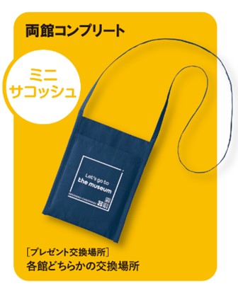 プレゼントのミニサコッシュのイメージ