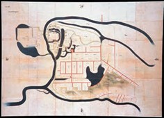 諸国城郭絵図のうち下総国世喜宿城絵図の画像