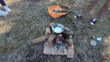 古代塩作りの画像