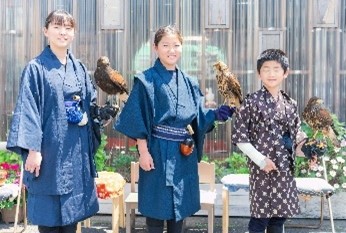 鷹匠のパフォーマンスの画像