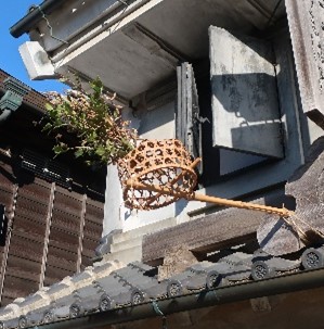 稲荷社の節分飾りの画像