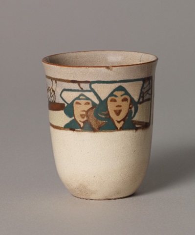 浅井 忠「大原女湯呑」の画像