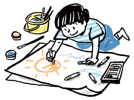県美でアートな宿題しない？アトリエのイメージ
