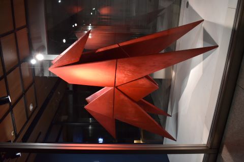 木彫作品「神馬」の展示写真