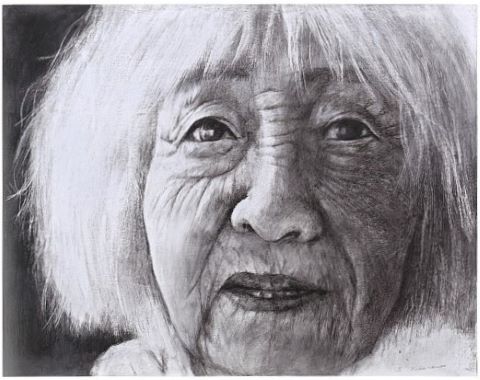 洋画受賞作品写真「凛」