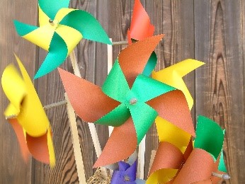 かざぐるま作りの画像