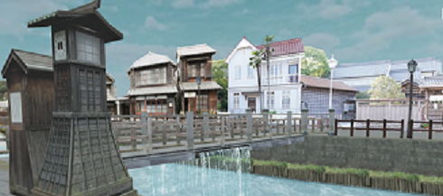 佐原の町並み