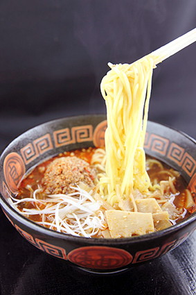 道の駅たけゆらの里おおたき猪担々麺