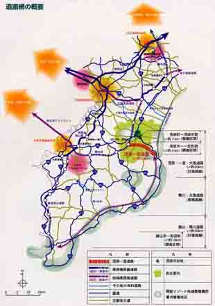 茂原一宮道路概要図